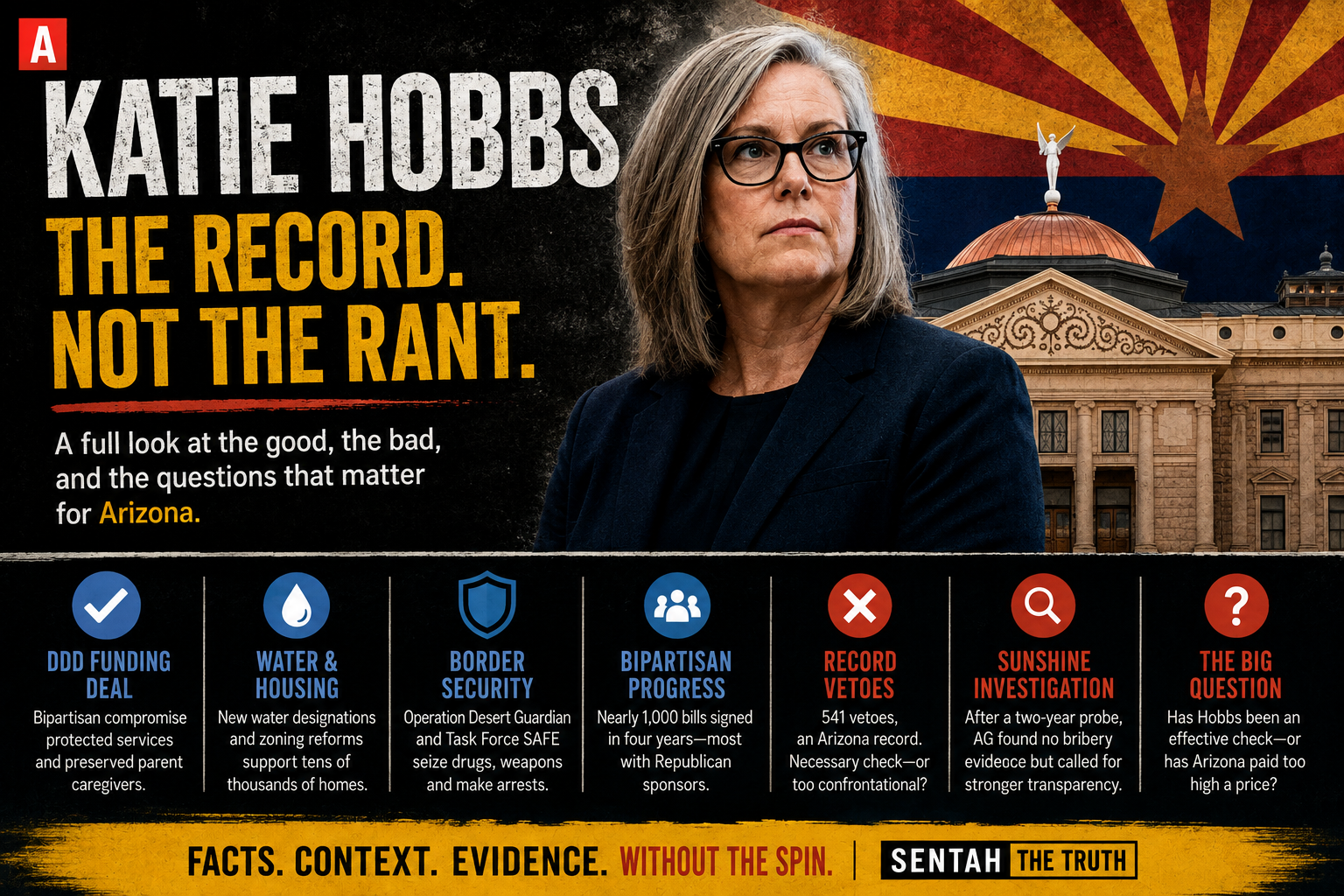 Katie Hobbs Has a Record Too. What Has It Meant for Arizona?