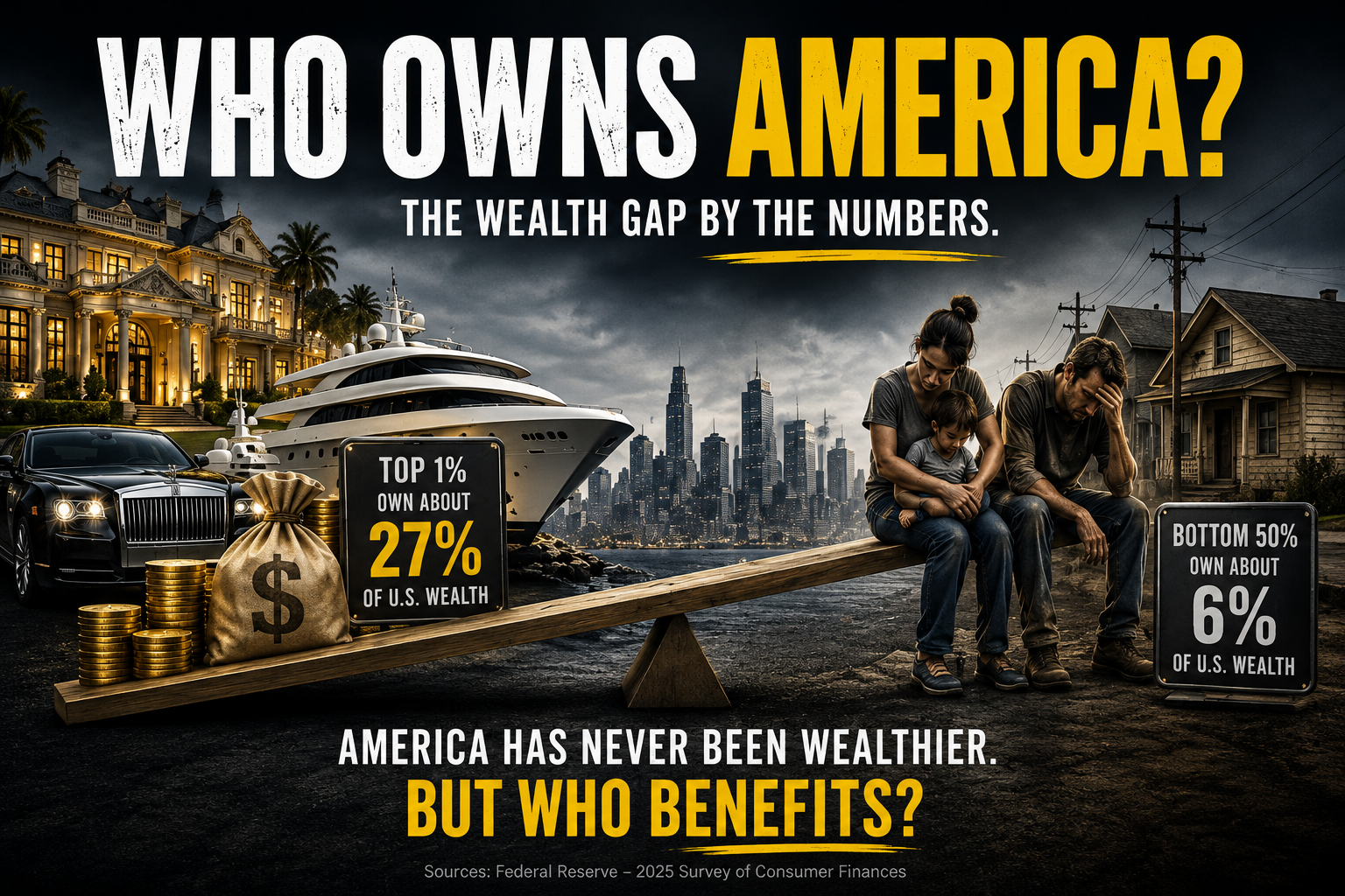 WHO OWNS AMERICA? Part 1: America Is Richer Than Ever. Who Actually Owns It?