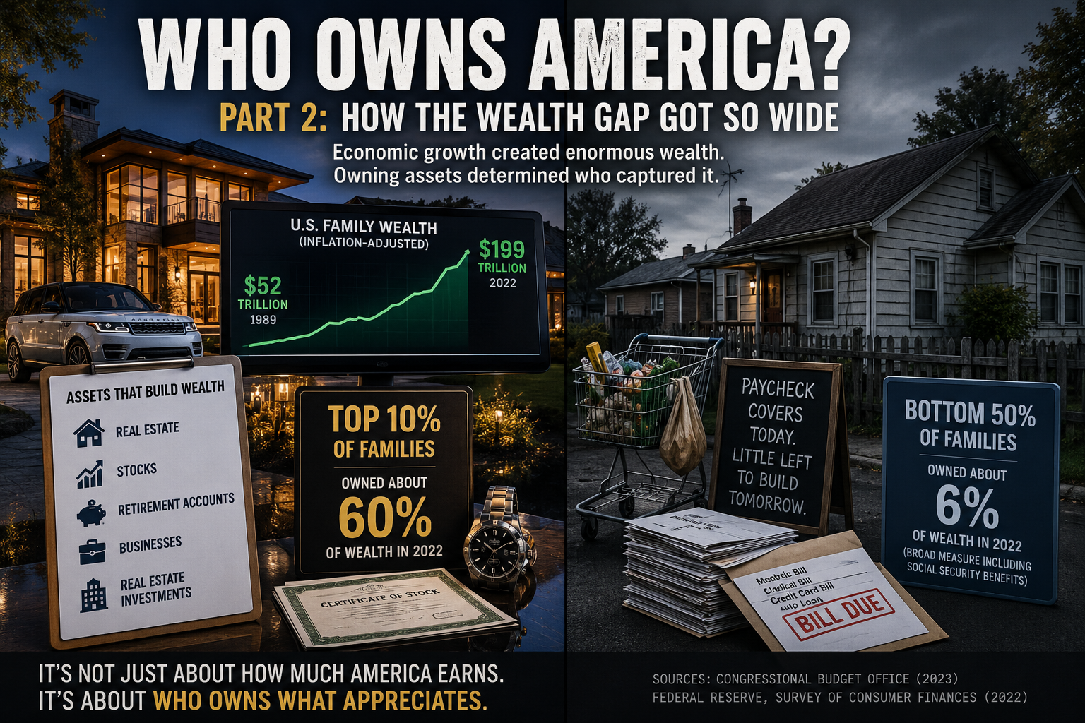 WHO OWNS AMERICA? Part 2: How the Wealth Gap Got So Wide
