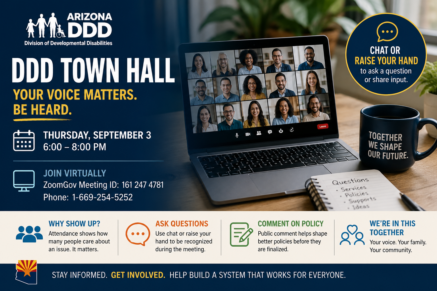 Arizona DDD Town Hall Is Thursday: Why Showing Up Matters and How Families Can Be Heard